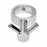 Крючок разъемный круглый (хром/черный/белый)